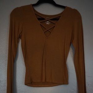 Pacsun long sleeved crop top